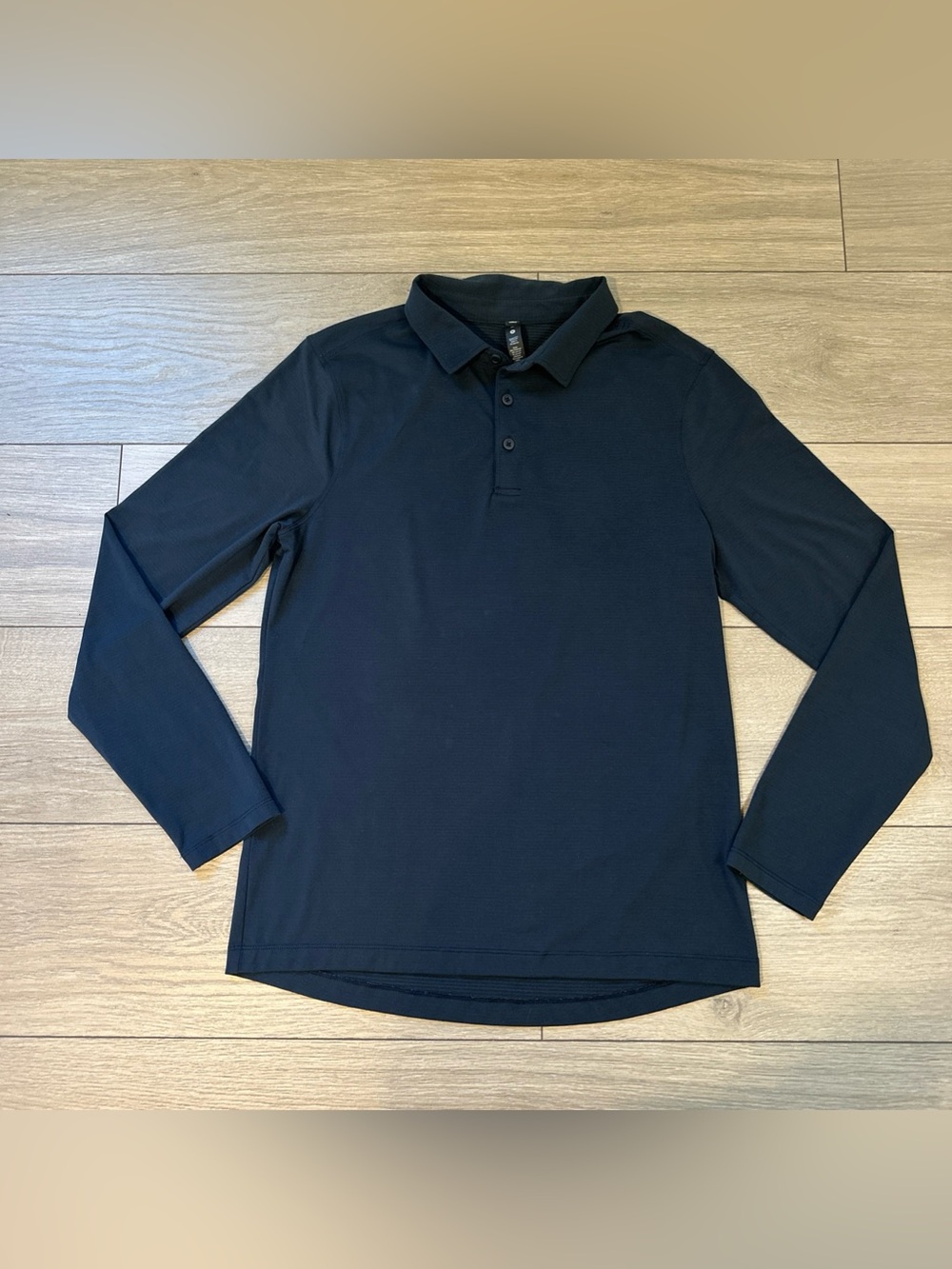 Lululemon Evolution Polo Shirt Men’s Size Medium Blue Performance Stretch